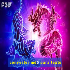 converter md5 para texto