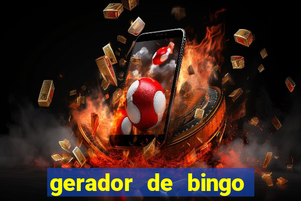 gerador de bingo cha de bebe