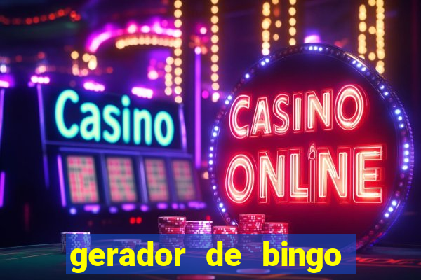 gerador de bingo cha de bebe