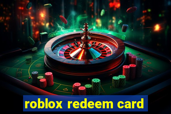 roblox redeem card