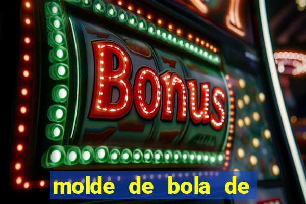 molde de bola de futebol para imprimir