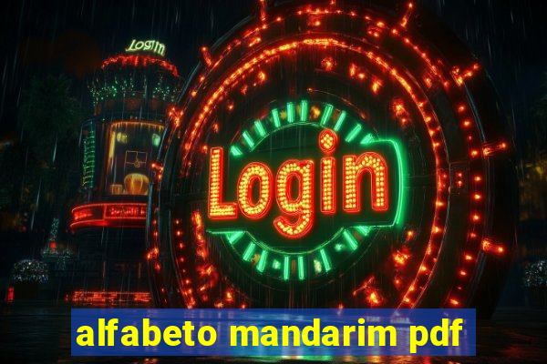 alfabeto mandarim pdf