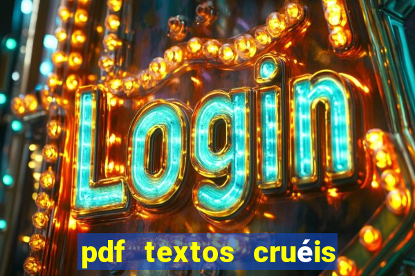 pdf textos cruéis demais para serem lidos rapidamente