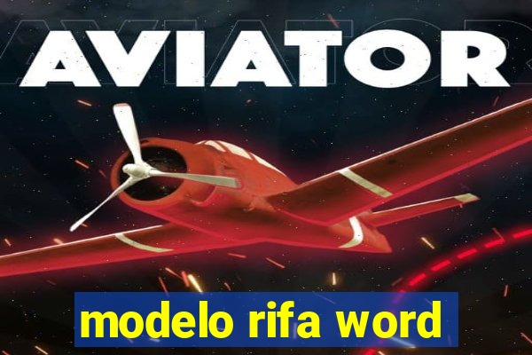 modelo rifa word