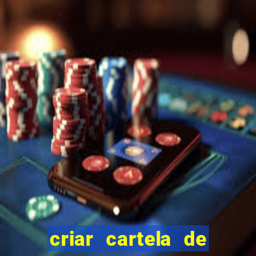 criar cartela de bingo no word