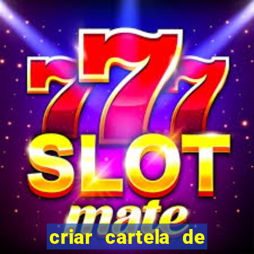 criar cartela de bingo no word