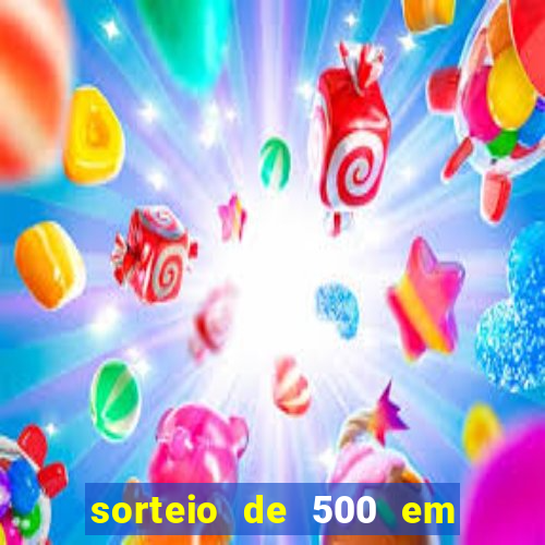 sorteio de 500 em cash toda segunda feira novibet