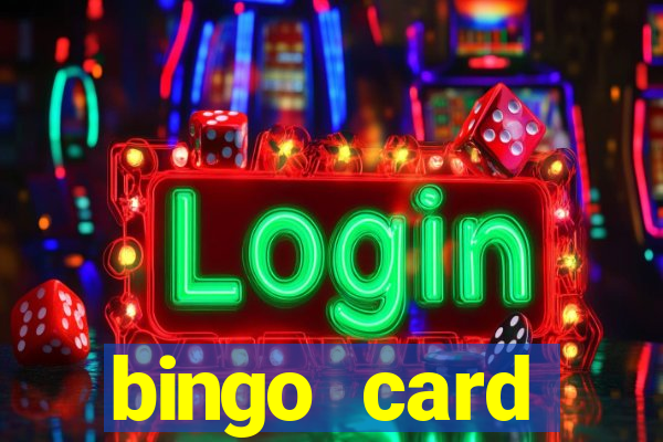 bingo card generator with pictures