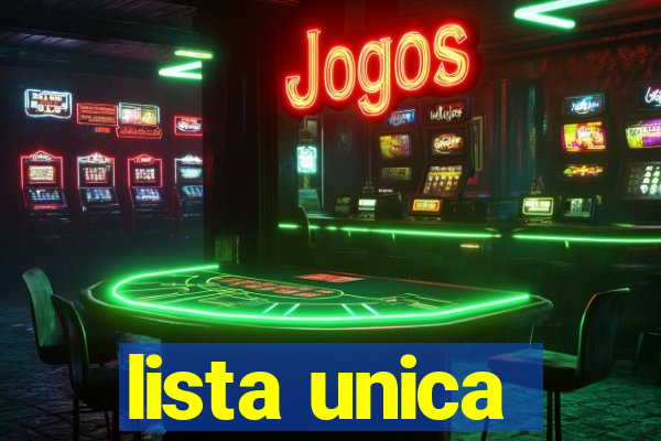 lista unica