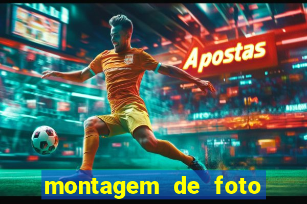 montagem de foto com simbolo do flamengo