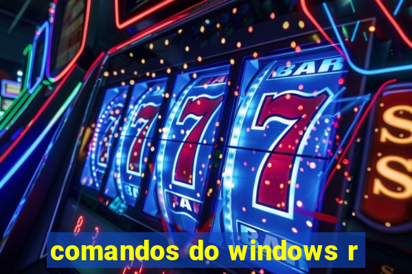 comandos do windows r
