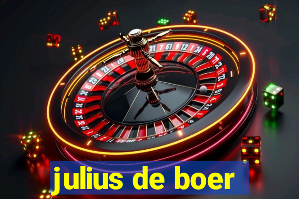 julius de boer