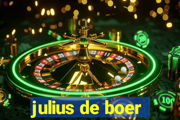 julius de boer