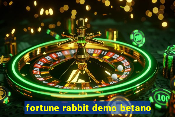 fortune rabbit demo betano