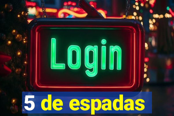 5 de espadas