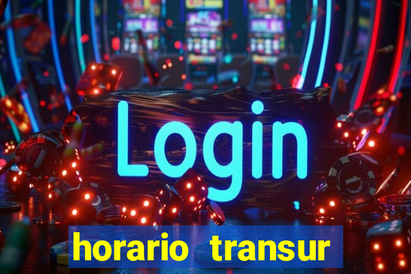 horario transur roleta santos dumont juiz de fora
