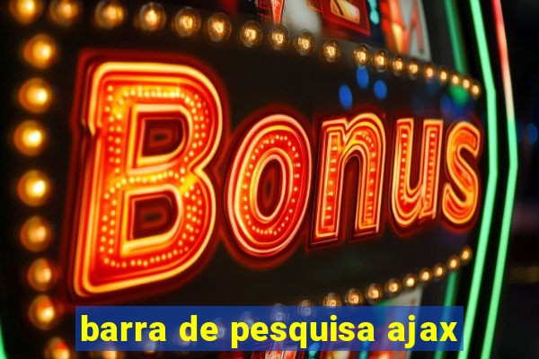 barra de pesquisa ajax