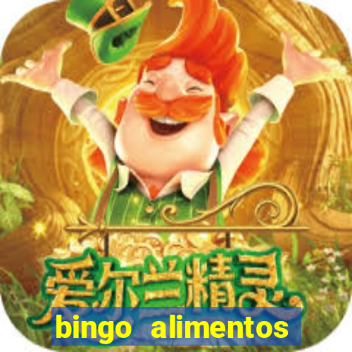 bingo alimentos para imprimir
