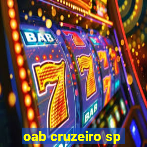 oab cruzeiro sp