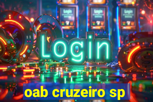 oab cruzeiro sp