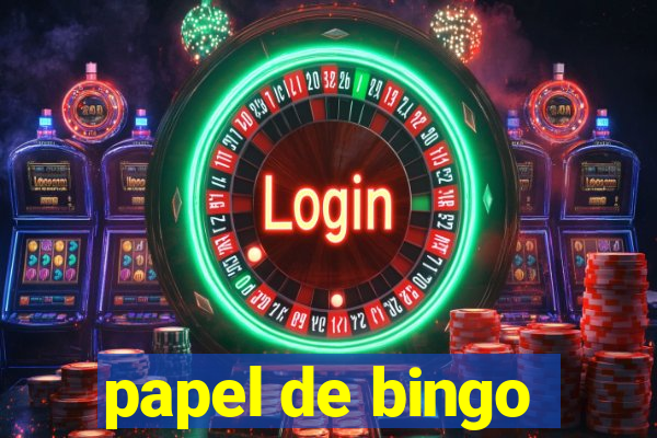 papel de bingo