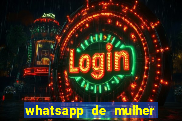 whatsapp de mulher de programa