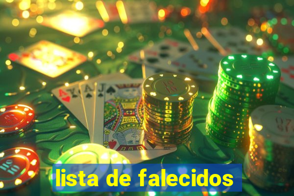 lista de falecidos