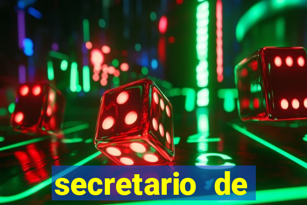 secretario de esporte salario