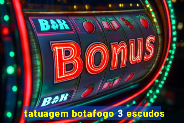 tatuagem botafogo 3 escudos