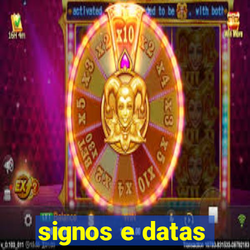 signos e datas