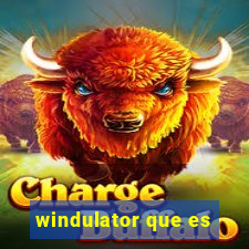 windulator que es