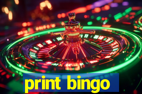 print bingo