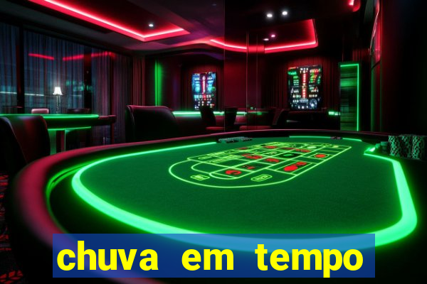 chuva em tempo real ipmet