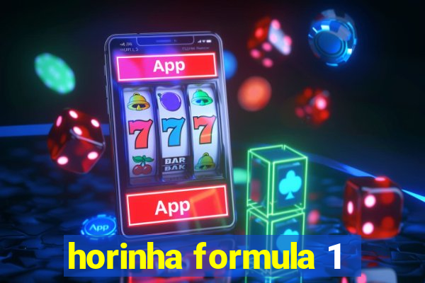 horinha formula 1