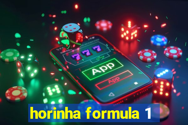 horinha formula 1