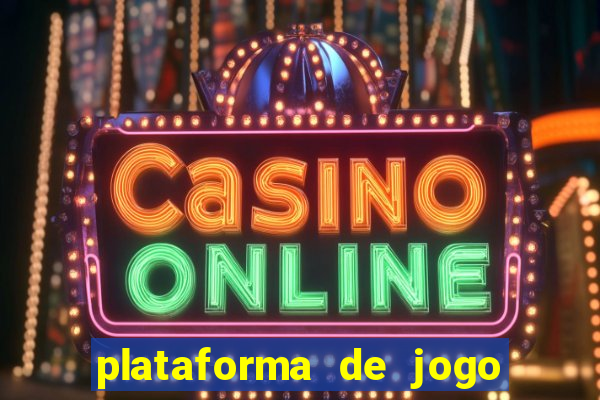 plataforma de jogo nova pagando