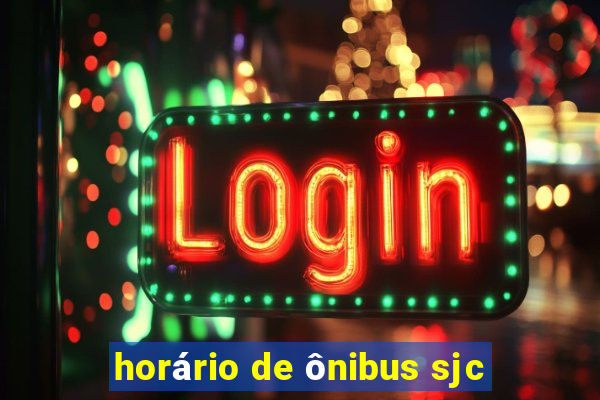 horário de ônibus sjc