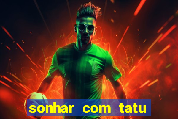 sonhar com tatu jogo do bicho