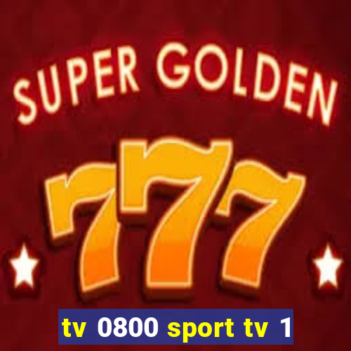 tv 0800 sport tv 1