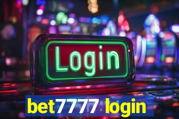 bet7777 login