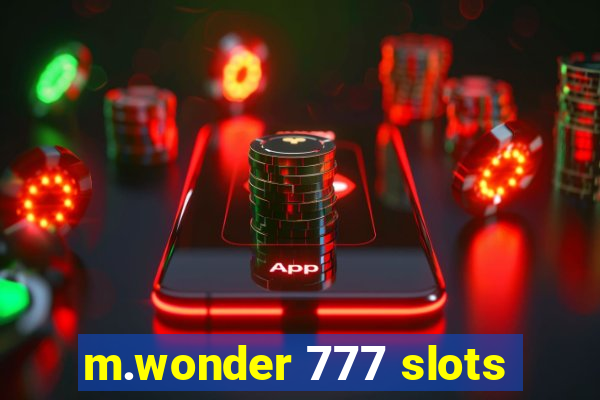 m.wonder 777 slots