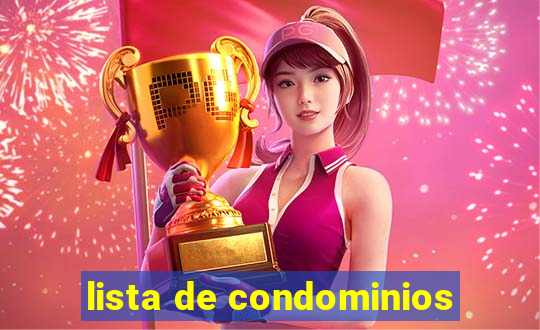 lista de condominios