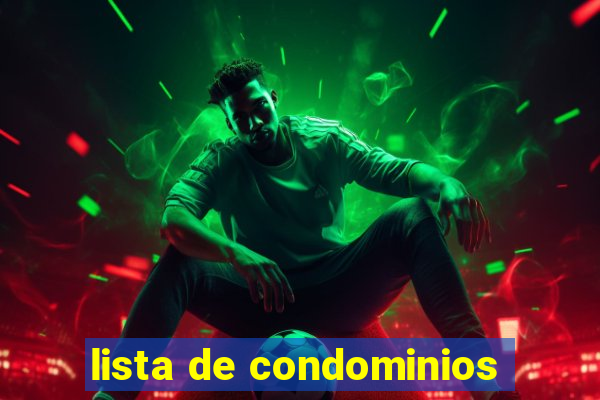 lista de condominios