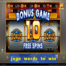 jogo words to win paga mesmo
