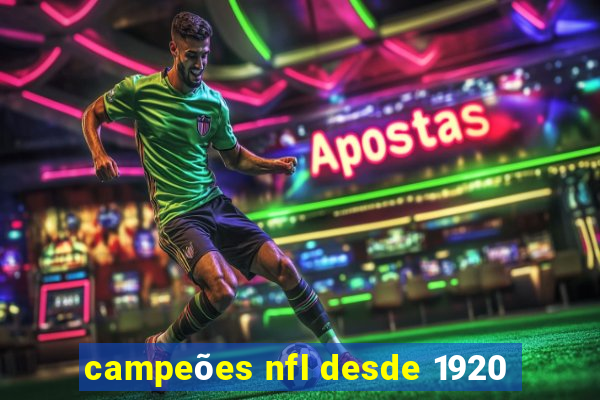campeões nfl desde 1920