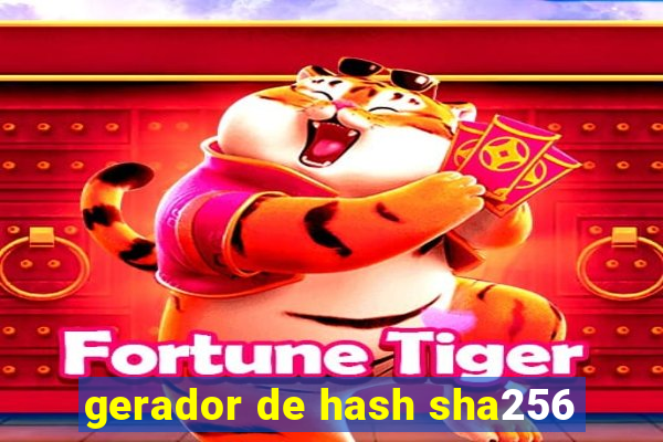 gerador de hash sha256