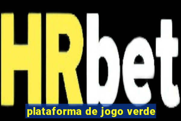 plataforma de jogo verde