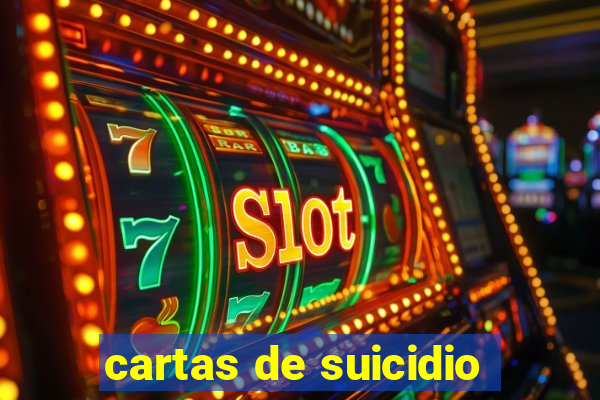 cartas de suicidio