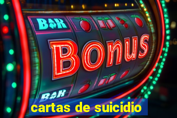 cartas de suicidio