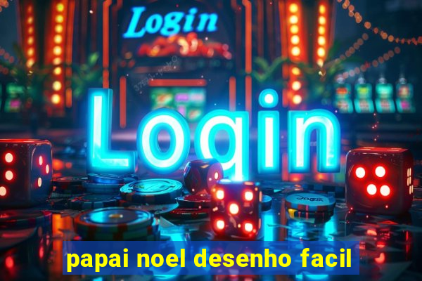 papai noel desenho facil